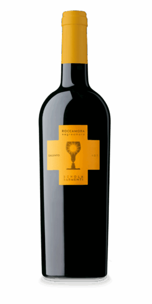 Apulien, Schola Sarmenti, Rotwein Roccamora Salento I.G.T. 2022