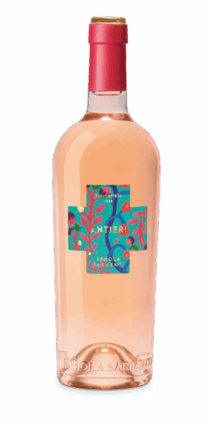 Apulien, Schola Sarmenti, Roséwein „Antieri“ Susumaniello Rosato Salento IGT 2023
