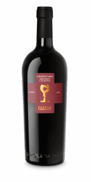 Apulien, Schola Sarmenti, Rotwein Armentino Salento I.G.T. 2022