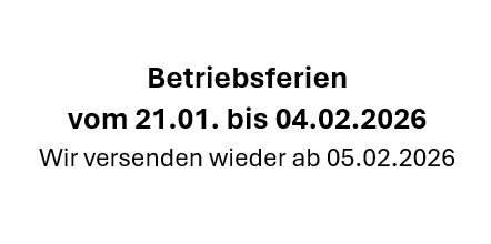 Betriebsferien